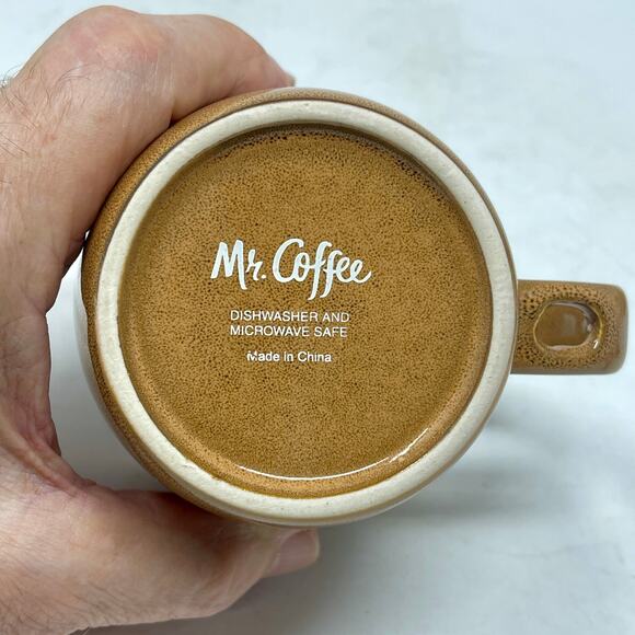 Mr. COFFEE Café Americano 13 Oz. Mug Set Stoneware 8 Pieces, 4 Mugs 0,0,1:S-1458 - Picture 8 of 8